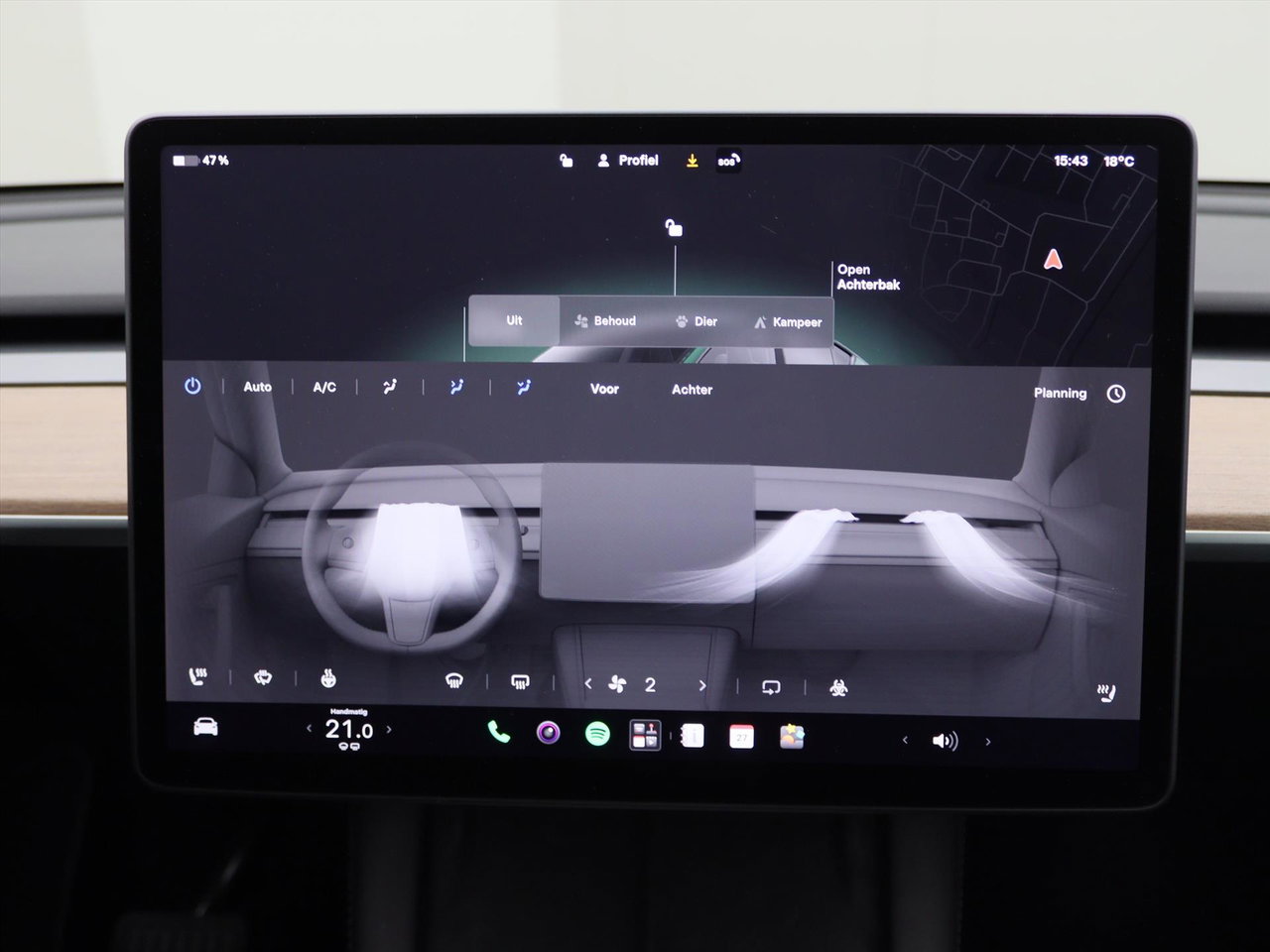 Tesla Model Y Long Range AWD 75kWh 351pk 94.9% SoH [ AMD RYZEN+ENHANCED AUTOPILOT+20 INCH+PREMIUM AUDIO ] 10