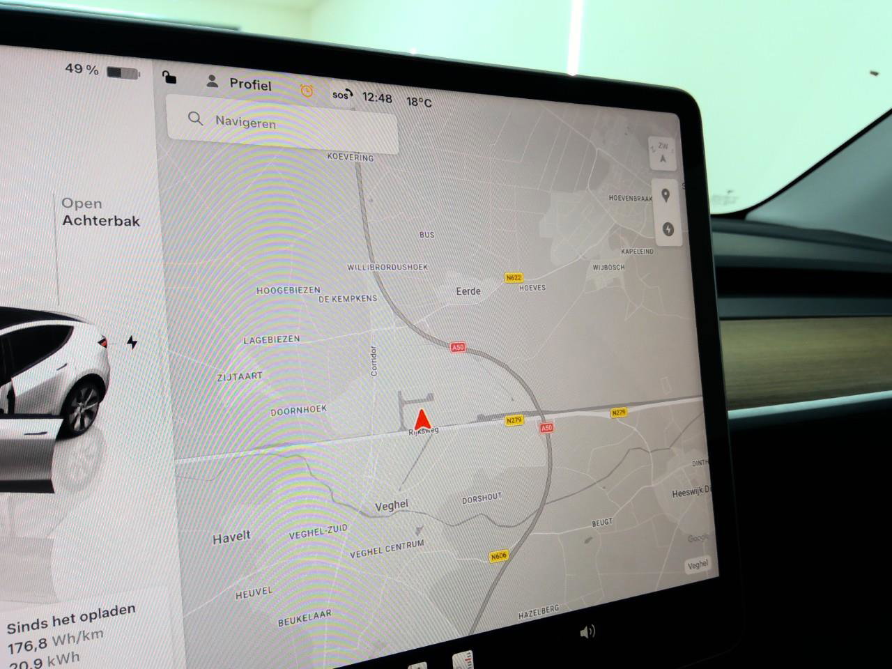 Tesla Model Y Long Range AWD 75kWh 351pk 92,2% SoH [ AMD RYZEN+AUTOPILOT+19 INCH+PREMIUM AUDIO ] 16