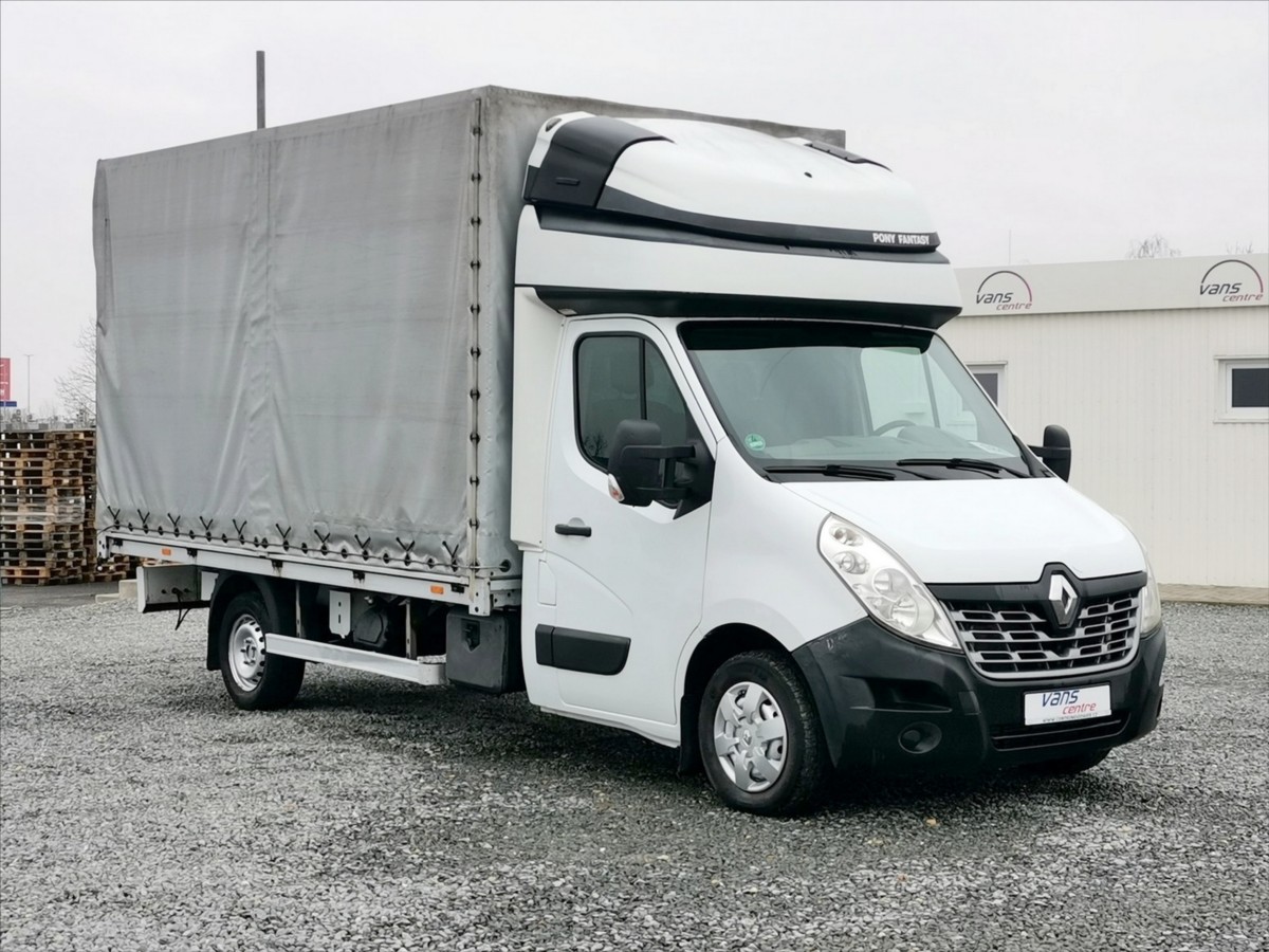 Renault Master 130DCI valník 8palet/měchy/ČR 2