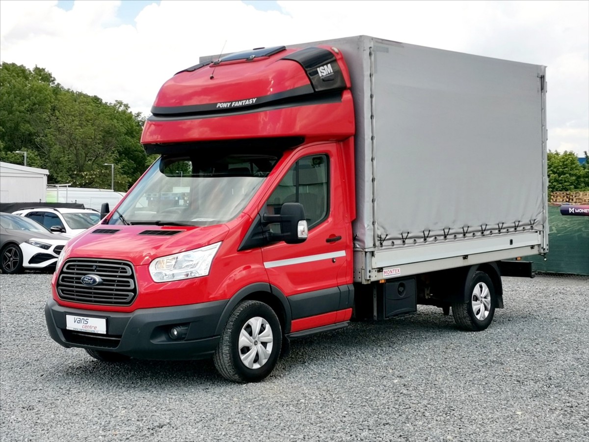 Ford Transit 2.0TDCI valník 3,9m/měchy/ČR