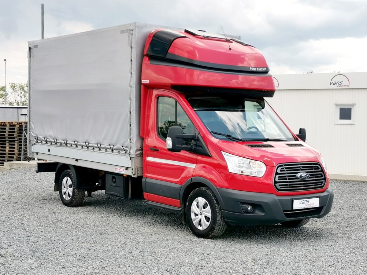 Ford Transit 2.0TDCI valník 3,9m/měchy/ČR 2