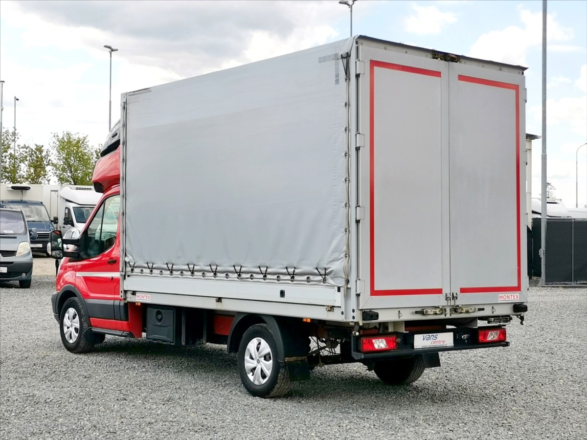 Ford Transit 2.0TDCI valník 3,9m/měchy/ČR 4