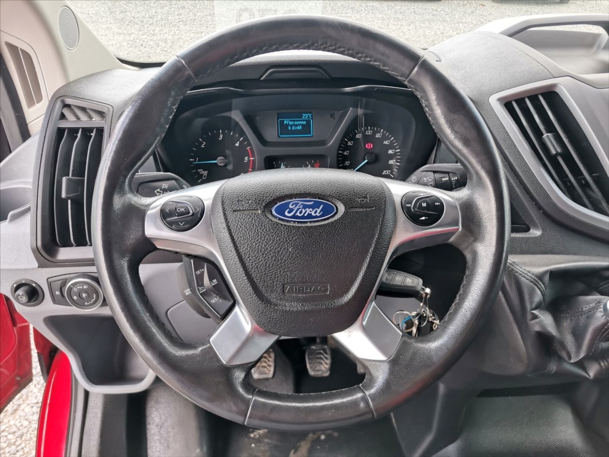 Ford Transit 2.0TDCI valník 3,9m/měchy/ČR 14
